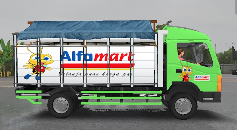 Livery tampomas Truck simulator indonesia.