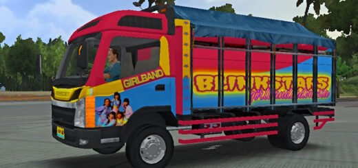 Livery Truck simulator id Tampomas Blinkstars
