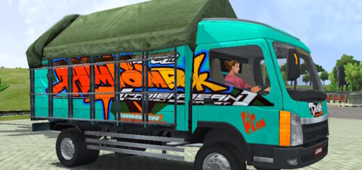 Livery Truck simulator id Tampomas HM Lombok