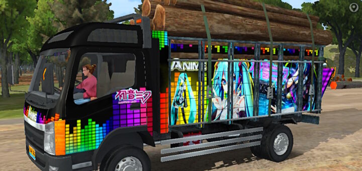 Livery tampomas Truck simulator indonesia.