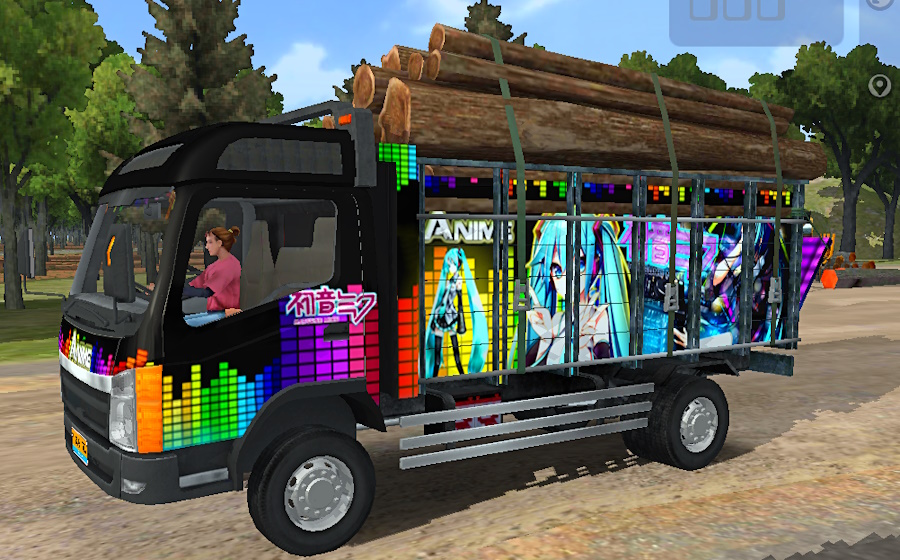 Livery tampomas Truck simulator indonesia.