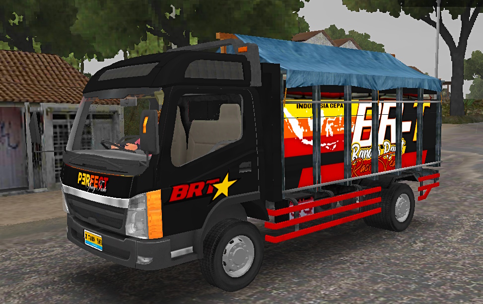 Livery tampomas Truck simulator indonesia.