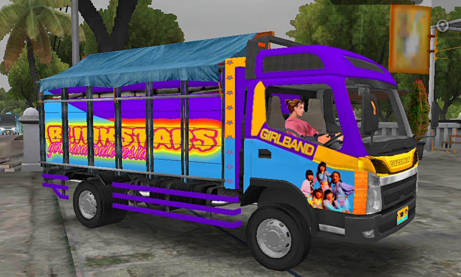 Livery tampomas Truck simulator indonesia.