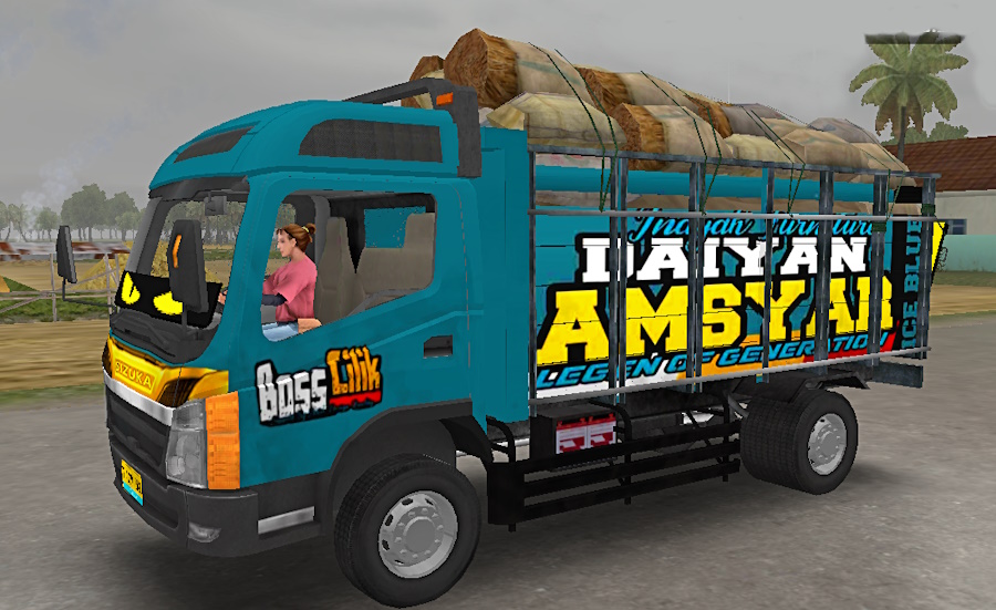 Livery tampomas Truck simulator indonesia.