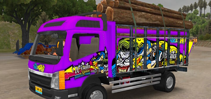 Tampomas Livery Truck simulator indonesia.