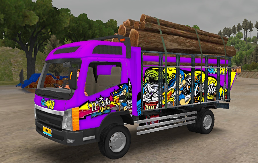 Tampomas Livery Truck simulator indonesia.