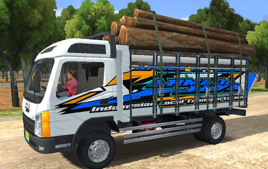 Livery tampomas Truck simulator indonesia.