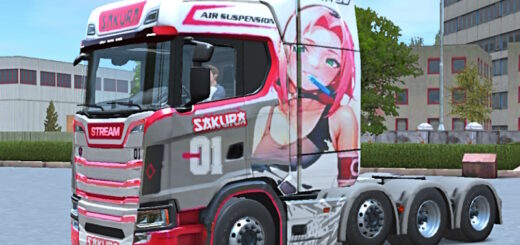 Anime skin Trucker of Europe 3, Livery Truckers of Europe 3
