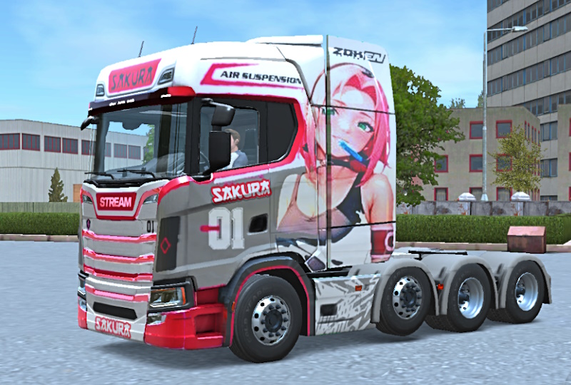 Anime skin Trucker of Europe 3, Livery Truckers of Europe 3