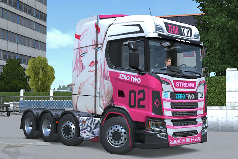 Anime skin Trucker of Europe 3, Livery Truckers of Europe 3