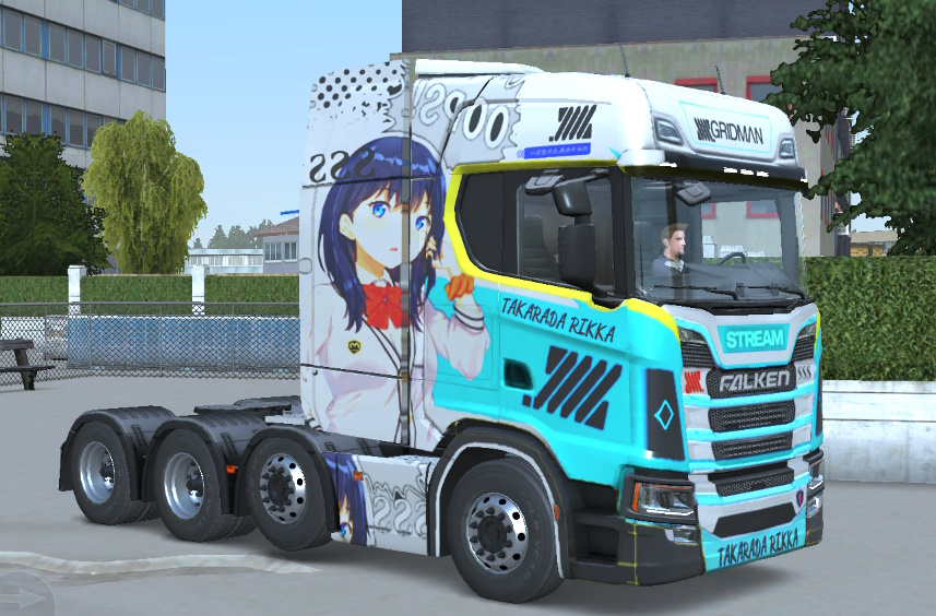 Anime skin Trucker of Europe 3, Livery Truckers of Europe 3
