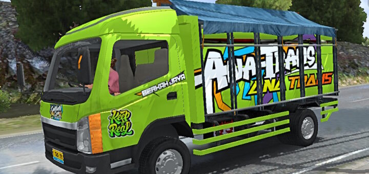 Livery tampomas Truck simulator indonesia.