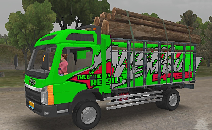 Livery tampomas Truck simulator indonesia.