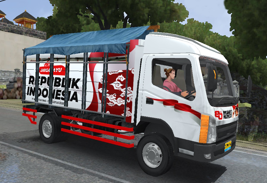 Livery tampomas Truck simulator indonesia.