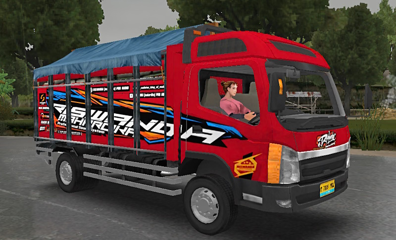 Livery tampomas Truck simulator indonesia.