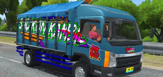 Livery tampomas Truck simulator indonesia.