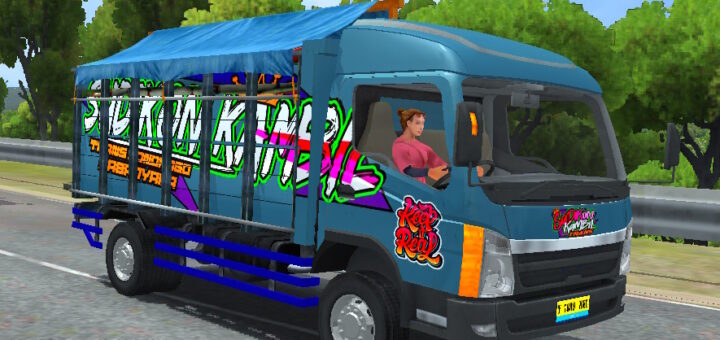 Livery tampomas Truck simulator indonesia.