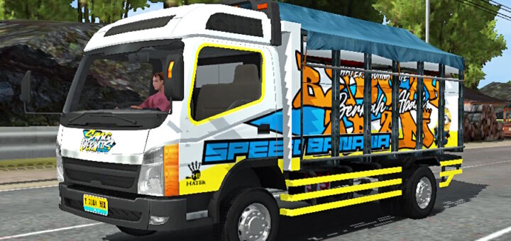 Livery tampomas Truck simulator indonesia.