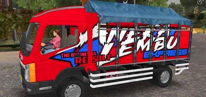 Livery tampomas Truck simulator indonesia.