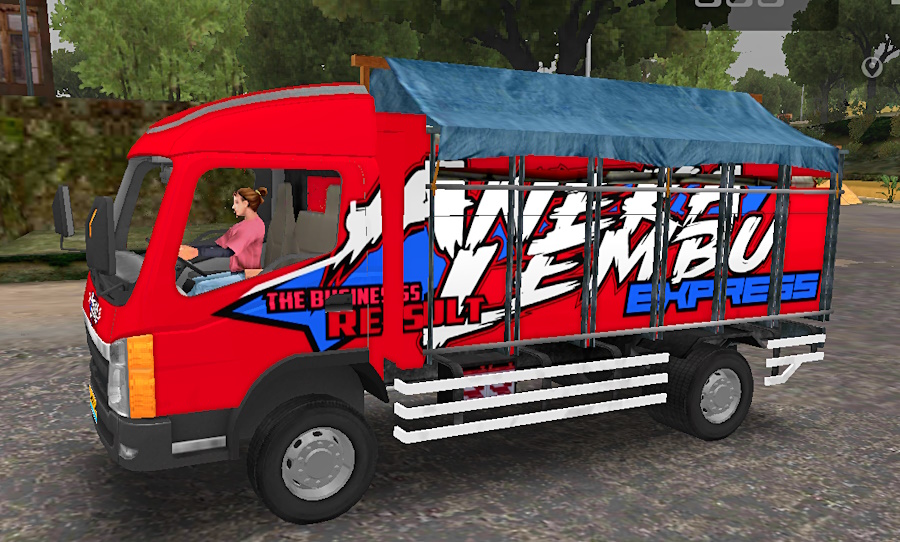 Livery tampomas Truck simulator indonesia.
