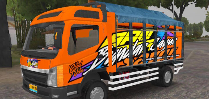 Livery tampomas Truck simulator indonesia.