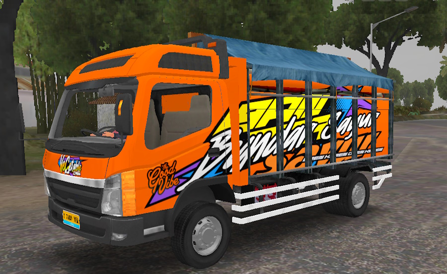 Livery tampomas Truck simulator indonesia.