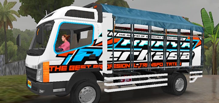 Livery tampomas Truck simulator indonesia.