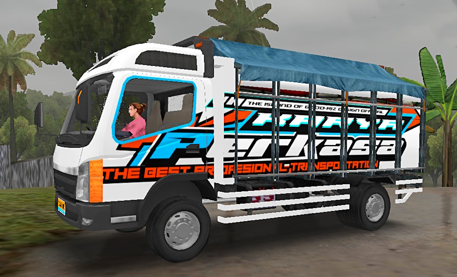 Livery tampomas Truck simulator indonesia.