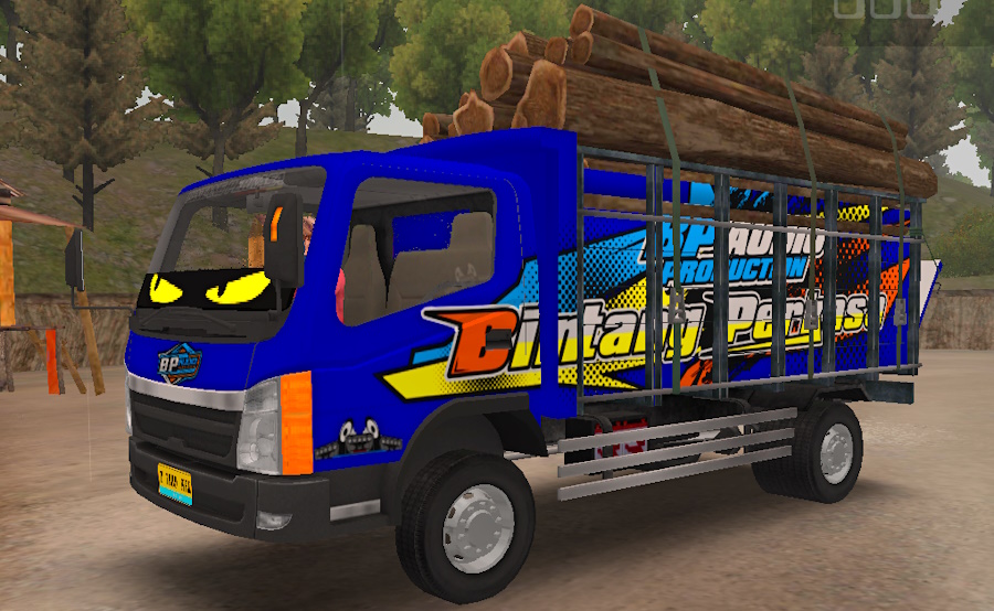 Livery tampomas Truck simulator indonesia.