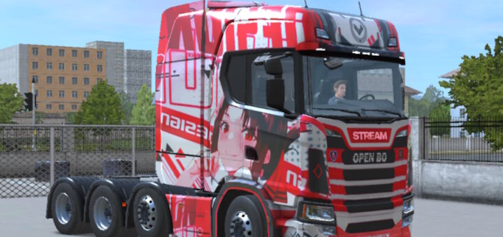 Anime skin Trucker of Europe 3, Livery Truckers of Europe 3