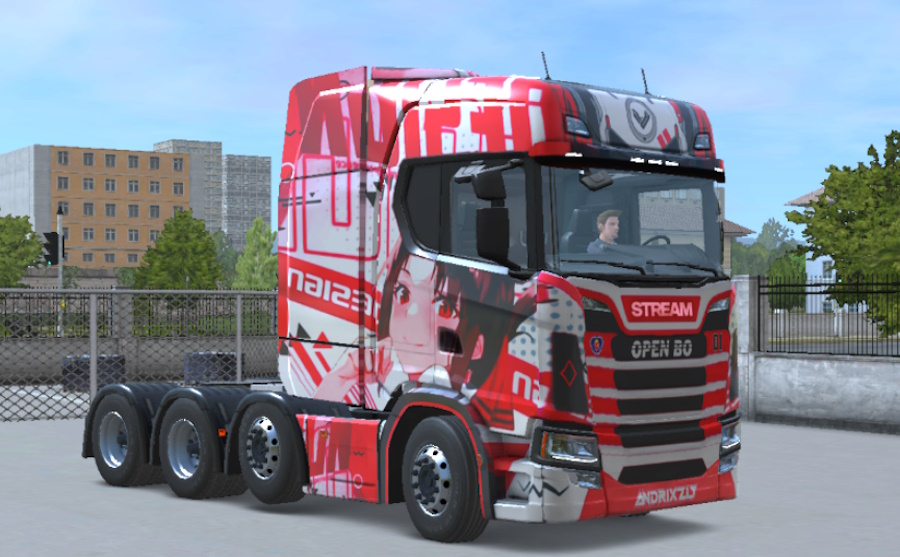 Anime skin Trucker of Europe 3, Livery Truckers of Europe 3