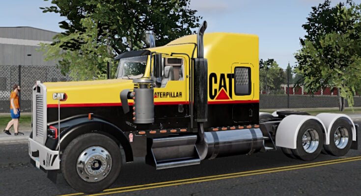Livery Truck Simulator Big Rigs Kenworth W900.