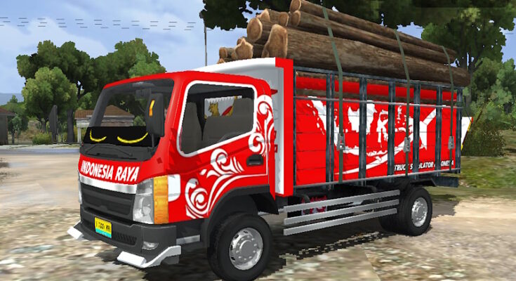 Livery tampomas Truck simulator indonesia.